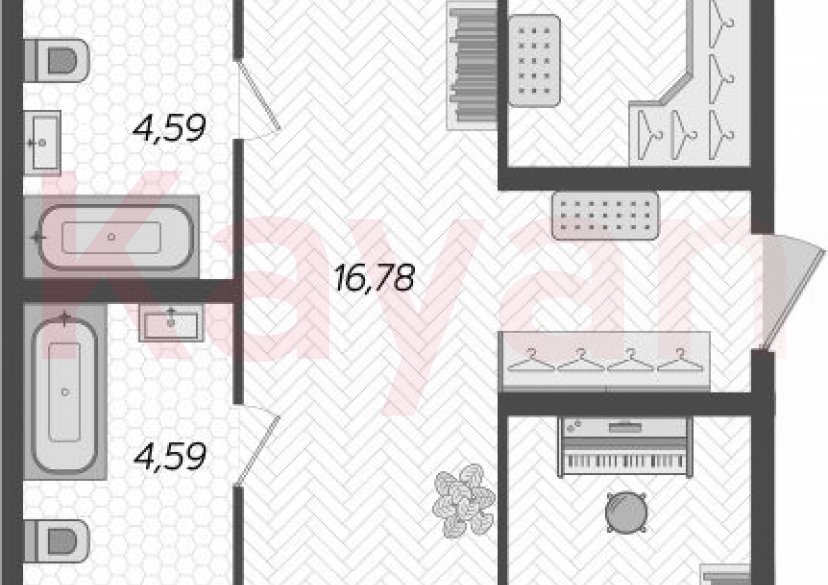 Продажа 3-комн. квартиры, 89.43 кв.м фото 0