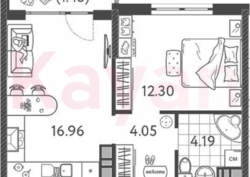 Продажа 2-комн. квартиры, 37.5 кв.м фото 0