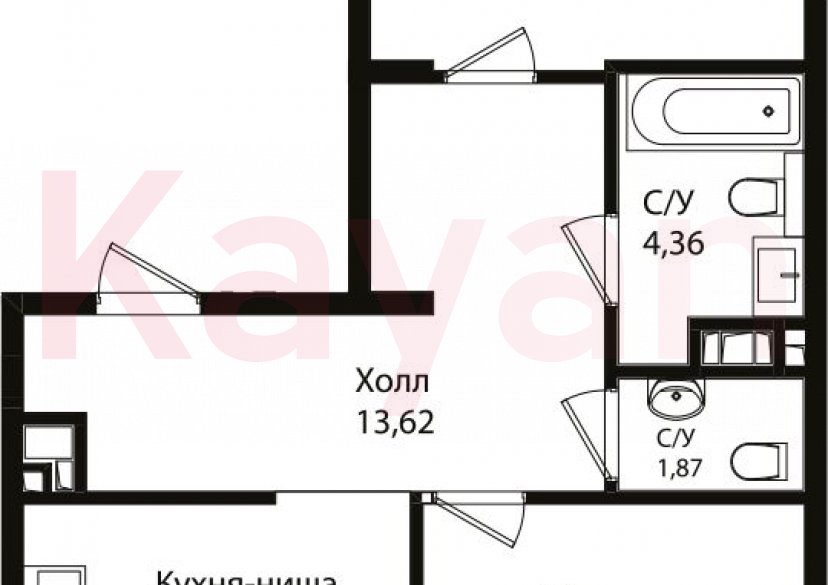 Продажа 3-комн. квартиры, 60.28 кв.м фото 0