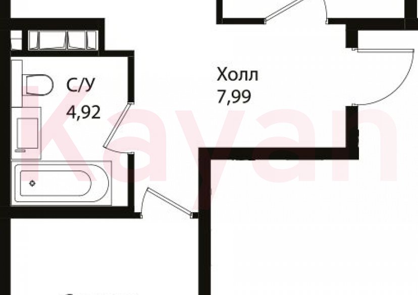 Продажа 3-комн. квартиры, 54.47 кв.м фото 0