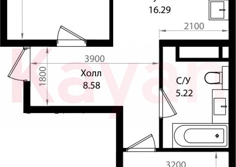 Продажа 3-комн. квартиры, 57.6 кв.м фото 0