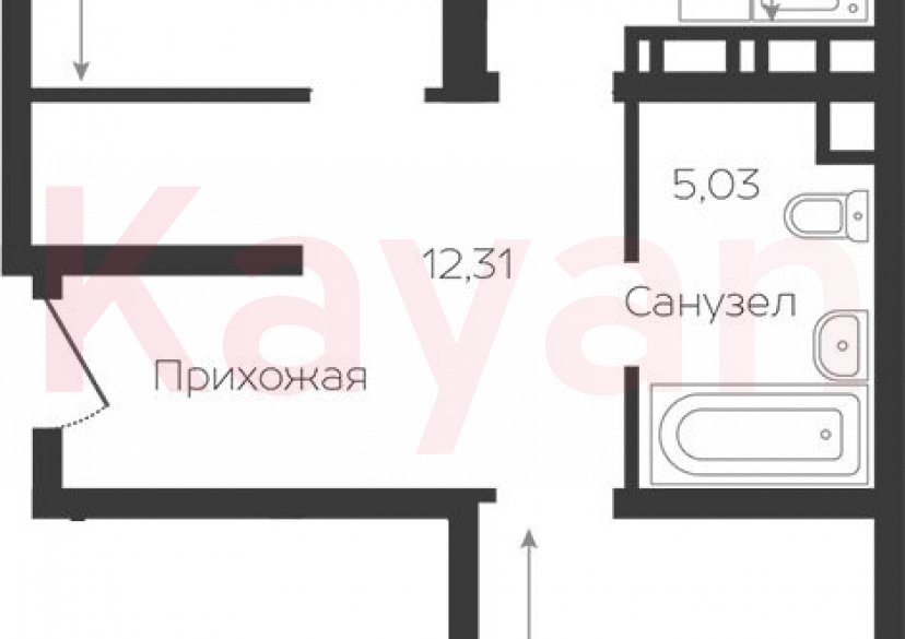 Продажа 2-комн. квартиры, 63.59 кв.м фото 0