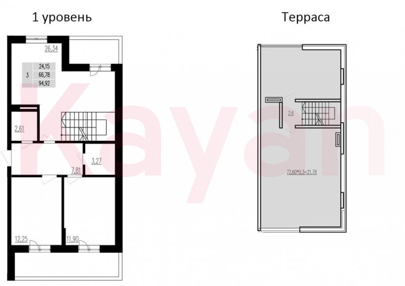 Продажа 2-комн. квартиры, 66.78 кв.м фото 0