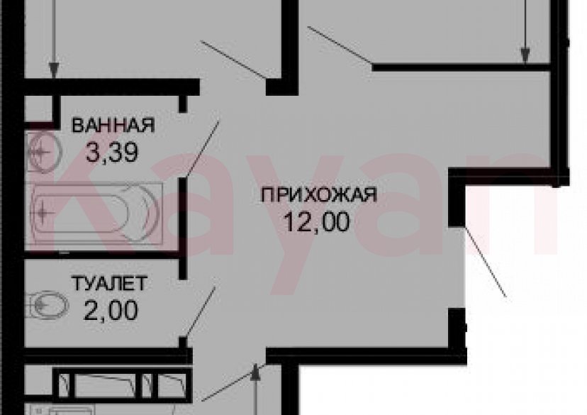 Продажа 2-комн. квартиры, 66.66 кв.м фото 0