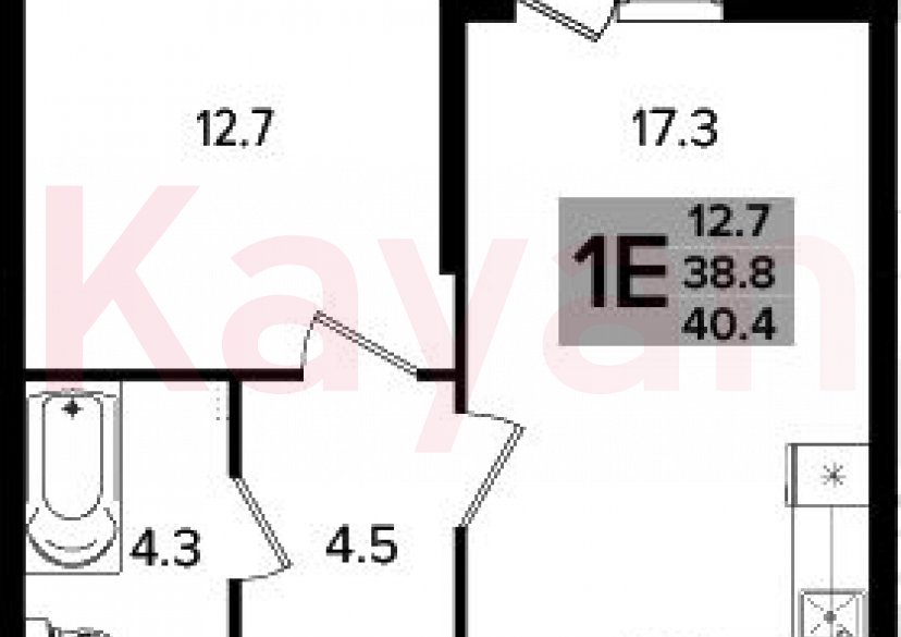 Продажа 2-комн. квартиры, 38.8 кв.м фото 0