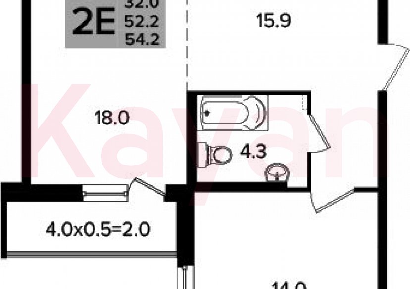 Продажа 3-комн. квартиры, 52.2 кв.м фото 0