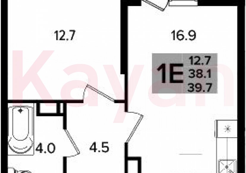 Продажа 2-комн. квартиры, 38.1 кв.м фото 0