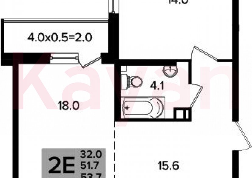 Продажа 3-комн. квартиры, 51.7 кв.м фото 0