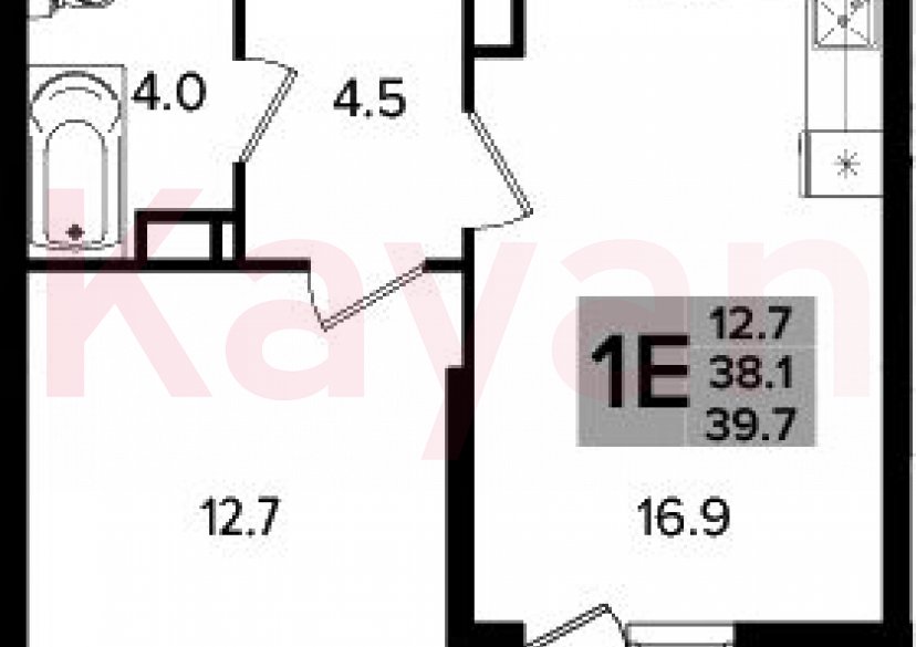 Продажа 2-комн. квартиры, 38.1 кв.м фото 0