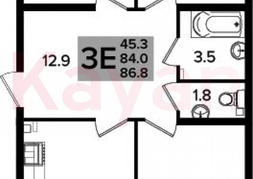 Продажа 4-комн. квартиры, 84 кв.м фото 0