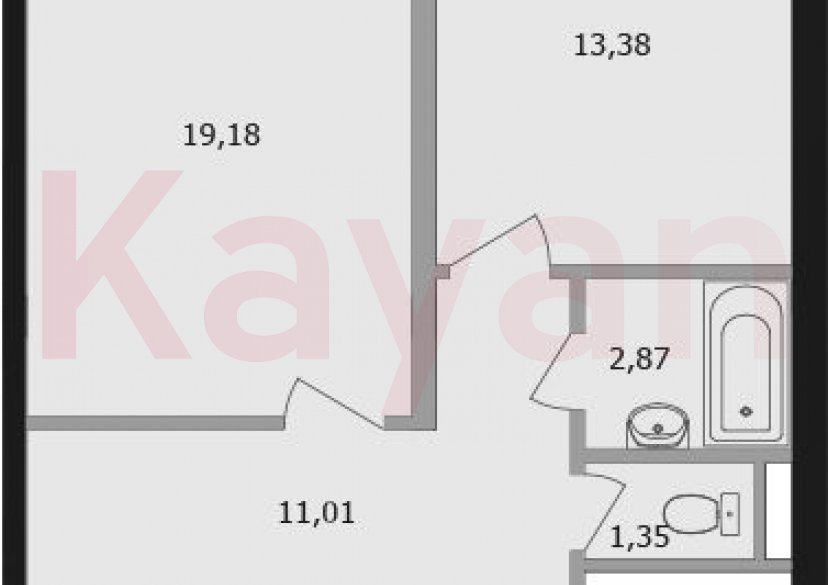 Продажа 2-комн. квартиры, 61.9 кв.м фото 0