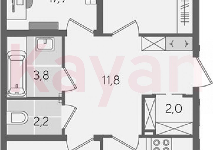 Продажа 4-комн. квартиры, 88.2 кв.м фото 0