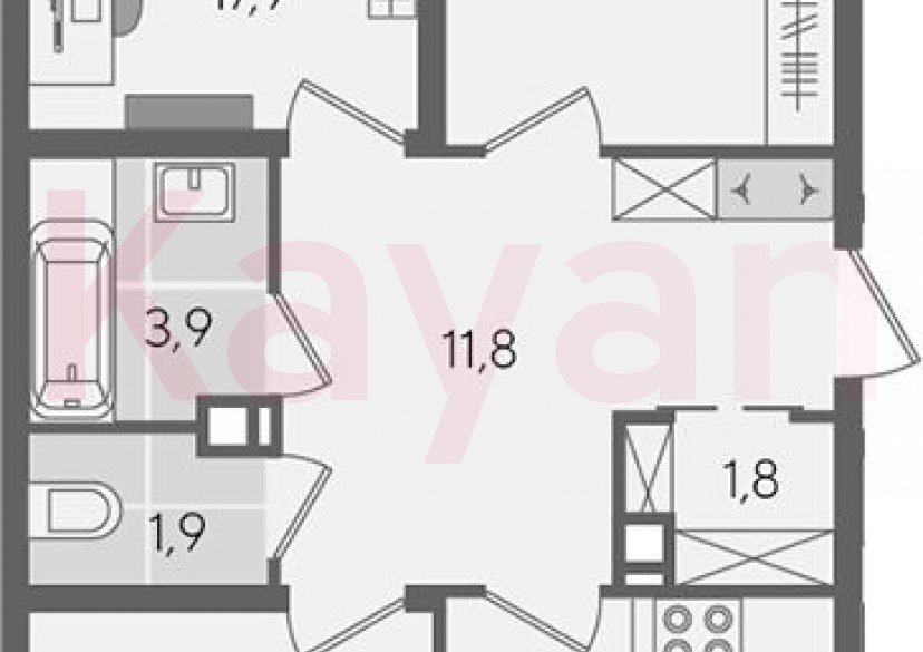 Продажа 4-комн. квартиры, 87.8 кв.м фото 0