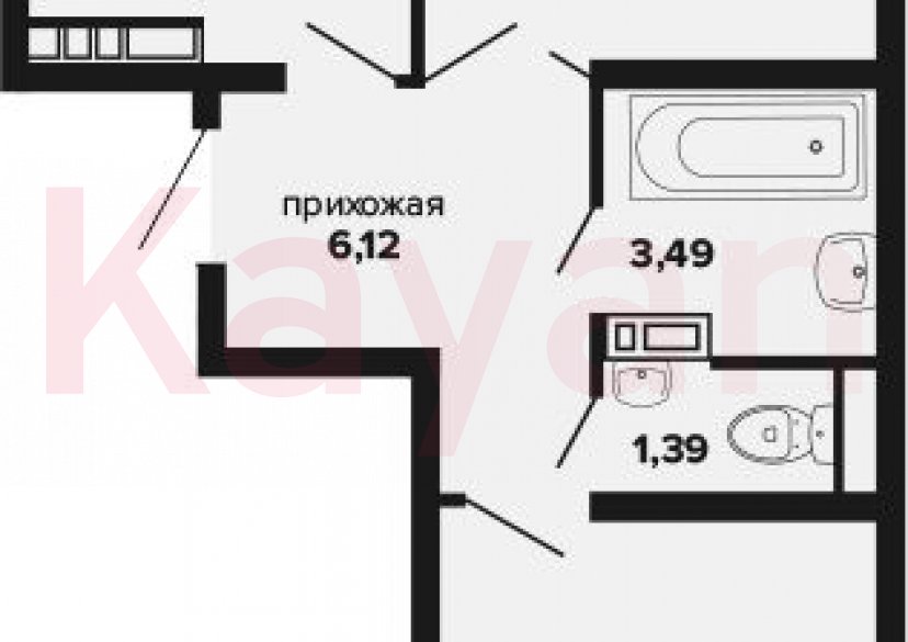 Продажа 2-комн. квартиры, 52.55 кв.м фото 0