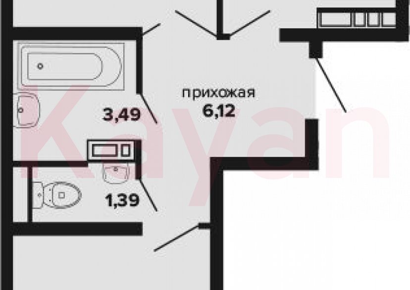 Продажа 2-комн. квартиры, 51.73 кв.м фото 0