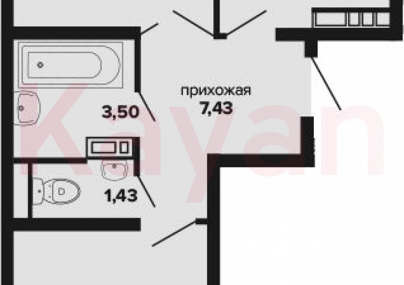 Продажа 2-комн. квартиры, 52.51 кв.м фото 0