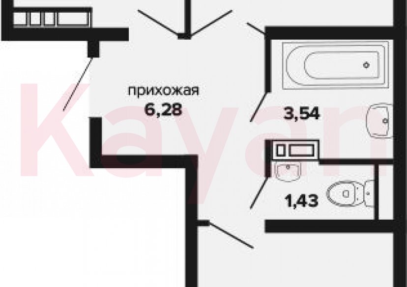 Продажа 2-комн. квартиры, 52.56 кв.м фото 0