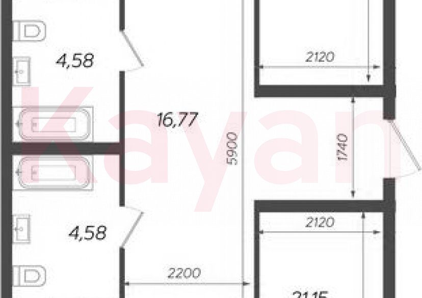 Продажа 3-комн. квартиры, 89.94 кв.м фото 0