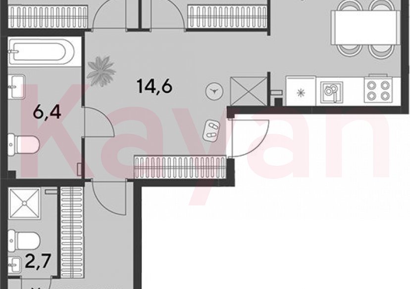 Продажа 4-комн. квартиры, 89.6 кв.м фото 0