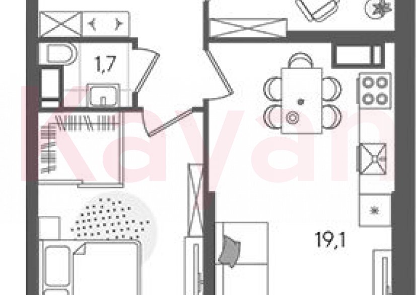 Продажа 3-комн. квартиры, 57.5 кв.м фото 0