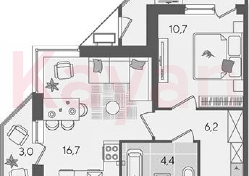 Продажа 2-комн. квартиры, 38 кв.м фото 0