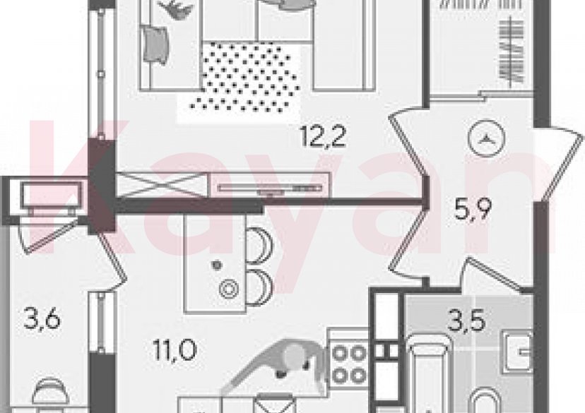 Продажа 1-комн. квартиры, 32.6 кв.м фото 0