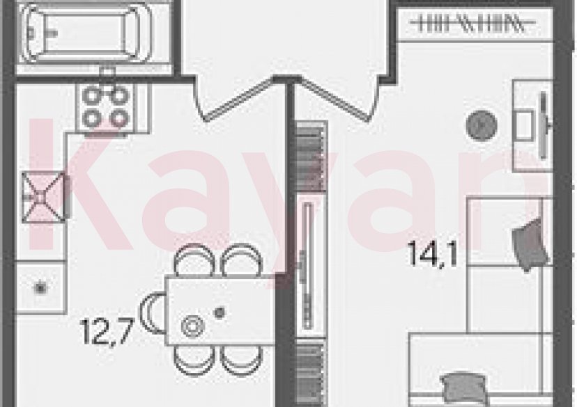 Продажа 1-комн. квартиры, 38.5 кв.м фото 0