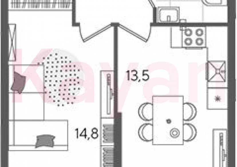 Продажа 1-комн. квартиры, 38.6 кв.м фото 0