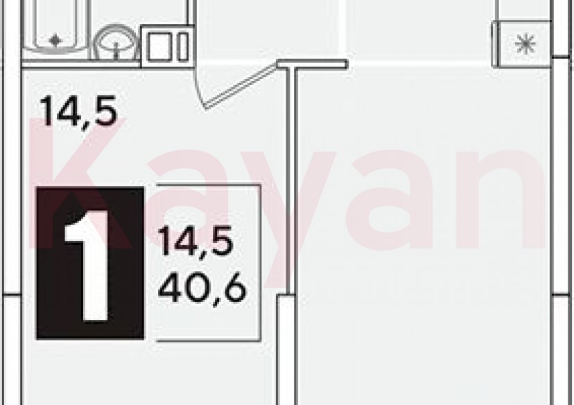 Продажа 2-комн. квартиры, 40.6 кв.м фото 0