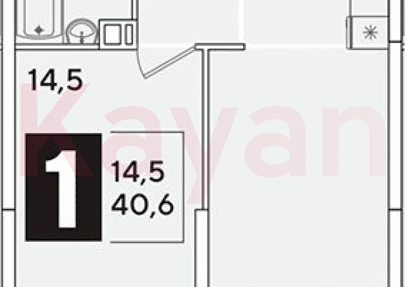 Продажа 2-комн. квартиры, 40.6 кв.м фото 0