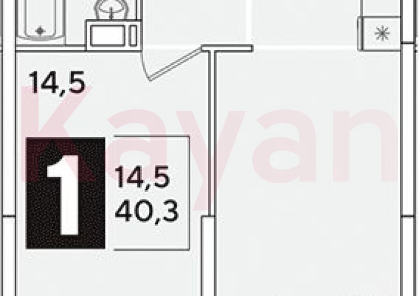 Продажа 2-комн. квартиры, 40.3 кв.м фото 0