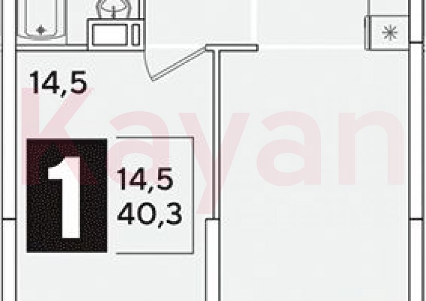 Продажа 2-комн. квартиры, 40.3 кв.м фото 0