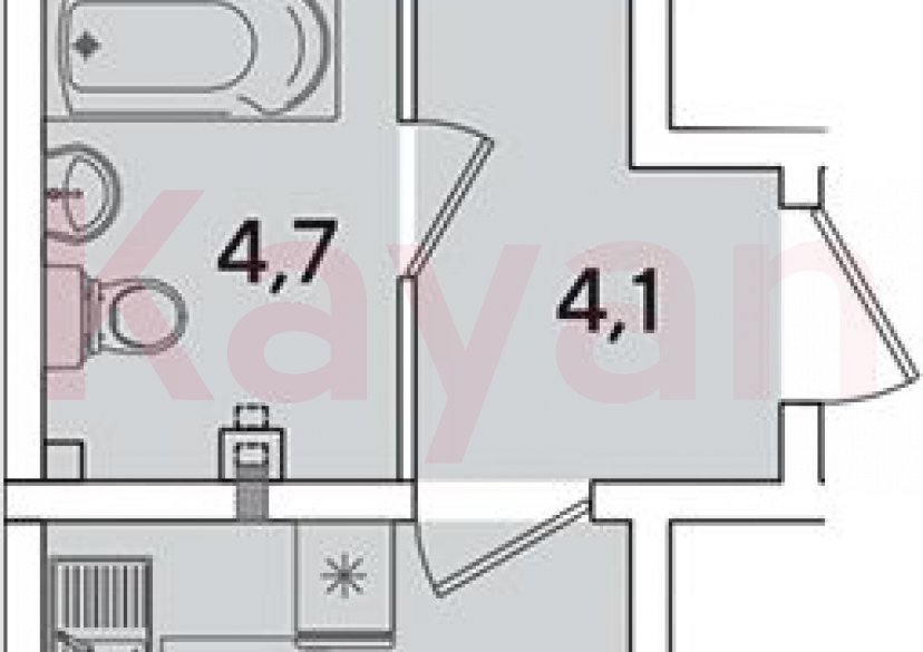 Продажа 2-комн. квартиры, 44.6 кв.м фото 0