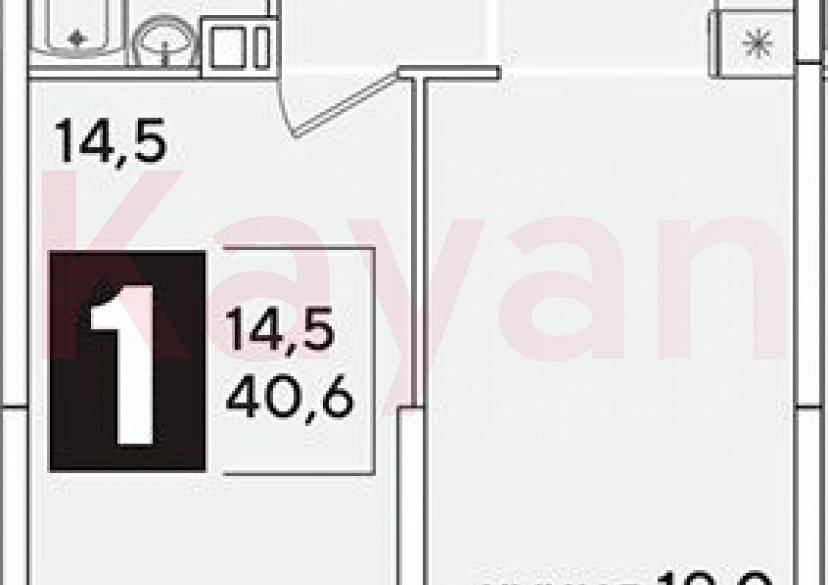 Продажа 2-комн. квартиры, 40.6 кв.м фото 0