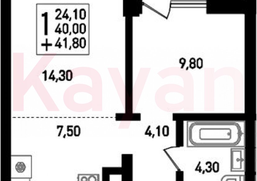 Продажа 2-комн. квартиры, 40 кв.м фото 0