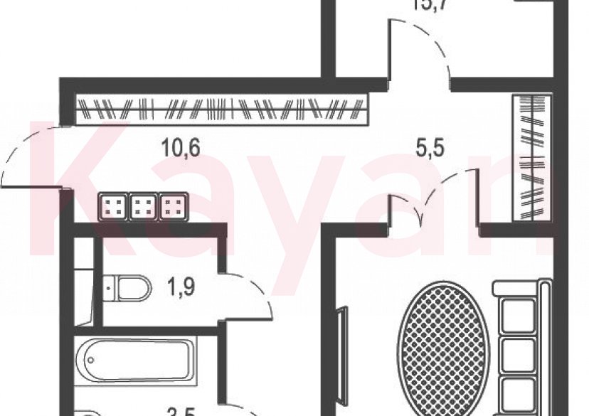 Продажа 2-комн. квартиры, 66.91 кв.м фото 0