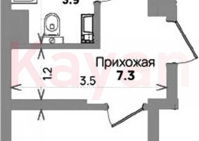 Продажа 1-комн. квартиры, 40.3 кв.м фото 0