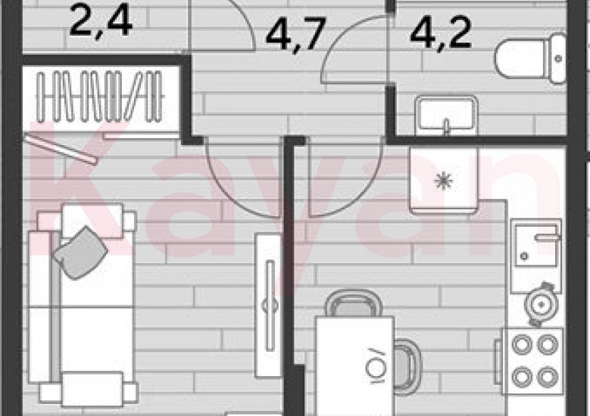 Продажа 1-комн. квартиры, 37.9 кв.м фото 0