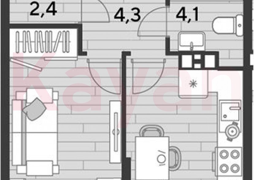 Продажа 1-комн. квартиры, 37.5 кв.м фото 0