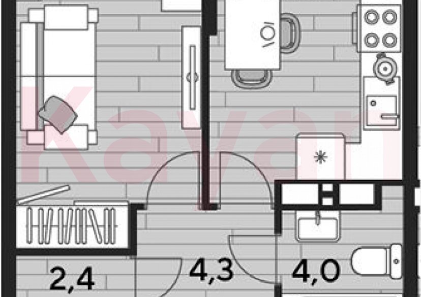 Продажа 1-комн. квартиры, 37.3 кв.м фото 0