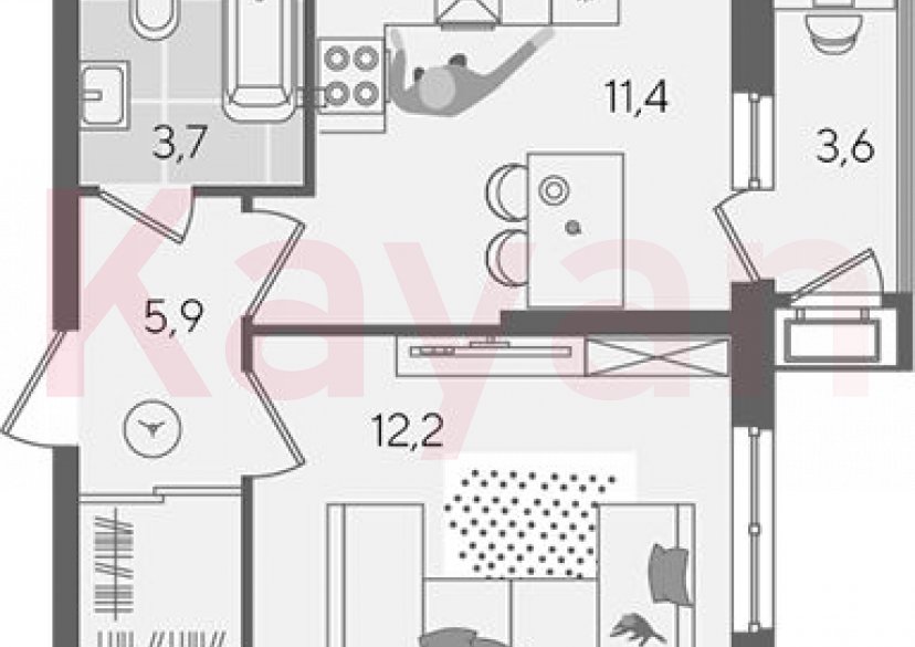 Продажа 1-комн. квартиры, 33.2 кв.м фото 0