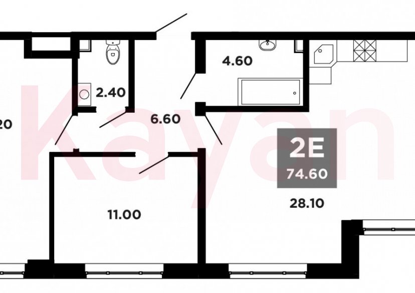 Продажа 3-комн. квартиры, 71.9 кв.м фото 0