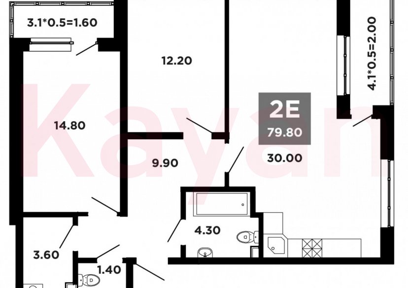 Продажа 3-комн. квартиры, 76.2 кв.м фото 0