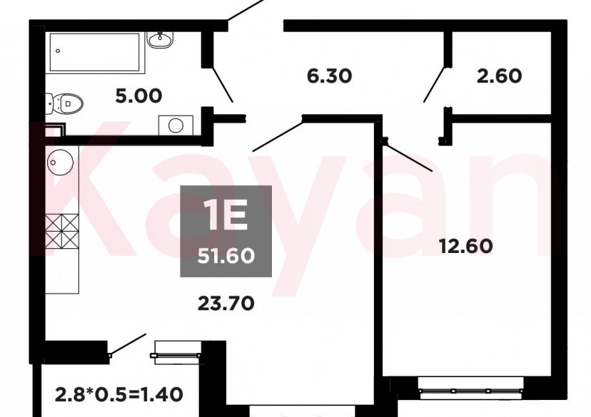 Продажа 2-комн. квартиры, 50.2 кв.м фото 0