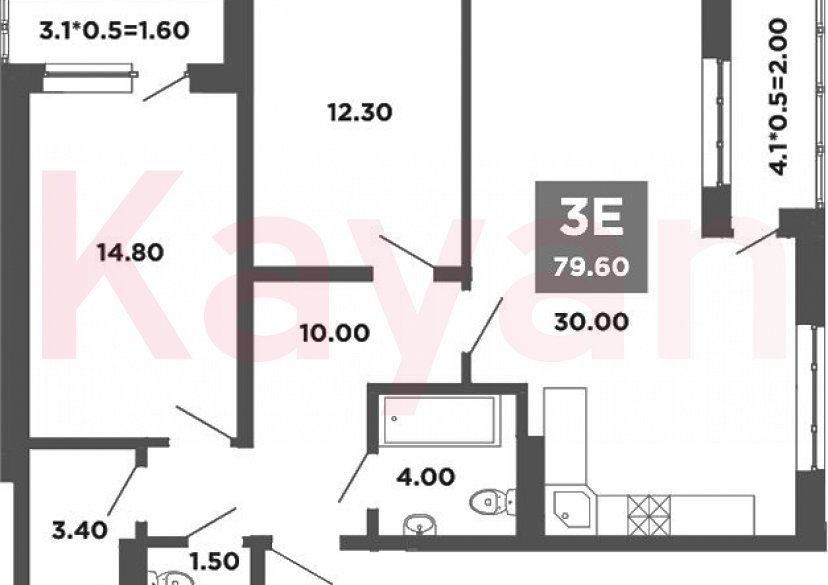 Продажа 3-комн. квартиры, 76 кв.м фото 0