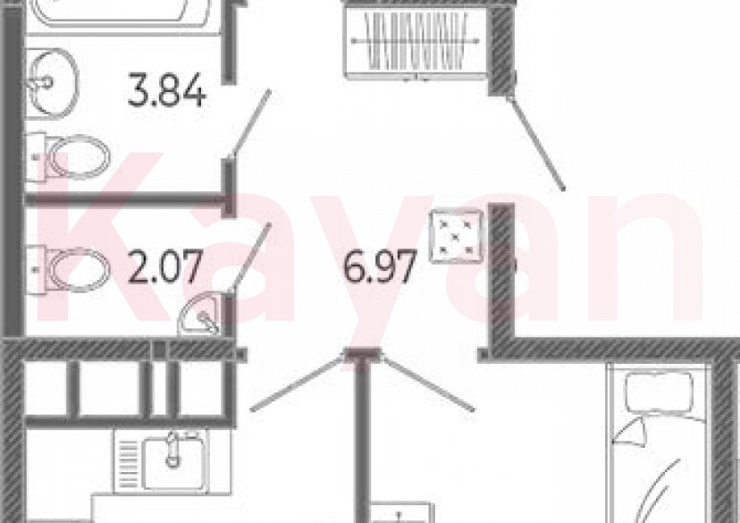 Продажа 2-комн. квартиры, 58.62 кв.м фото 0