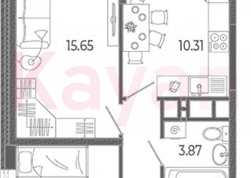 Продажа 2-комн. квартиры, 47.36 кв.м фото 0