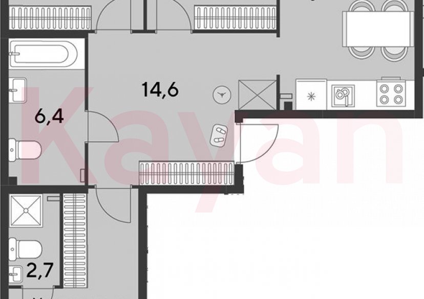 Продажа 4-комн. квартиры, 89.6 кв.м фото 0