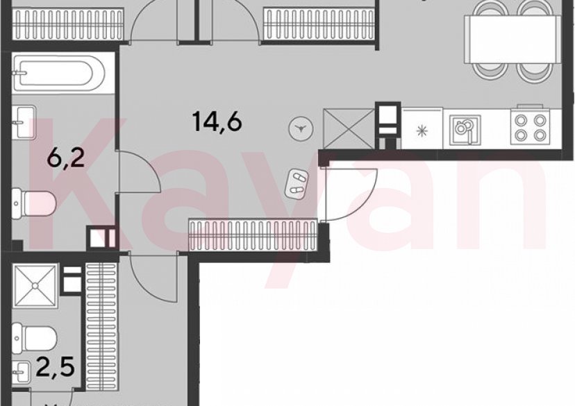 Продажа 4-комн. квартиры, 88.9 кв.м фото 0