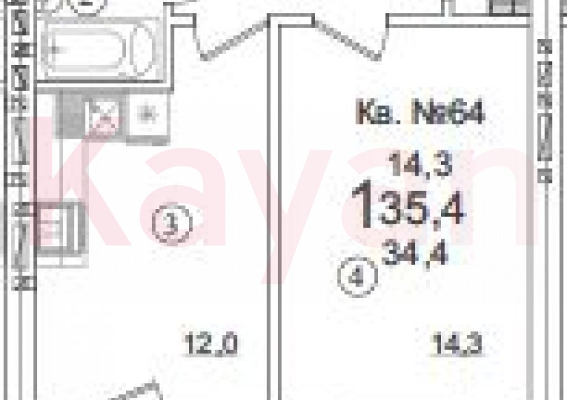 Продажа 1-комн. квартиры, 34.4 кв.м фото 0